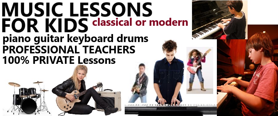 music classes for children, music lessons for kids, kids piano lessons, kids guitar lessons, kids keyboard lessons, kids drum lessons